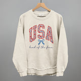 USA Floral Arch + Bow
