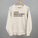 Coffee Warm Blanket Good Book