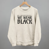 On Wednesdays, We Wear Black