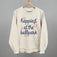 Happiest At The Ballpark Navy Script