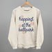 Happiest At The Ballpark Navy Script