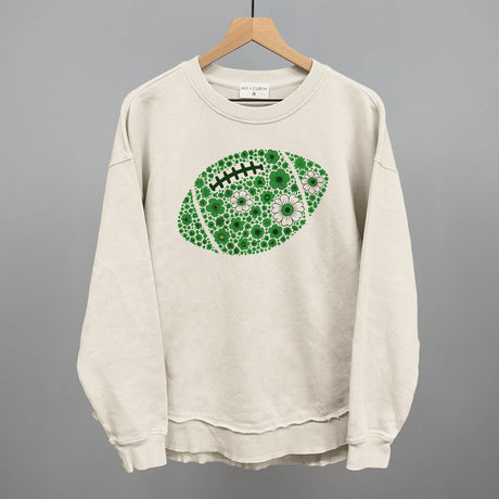 Floral Football Green