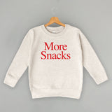 More Snacks Text (Kids)