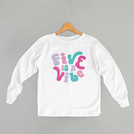 Five Is A Vibe (Pink + Purple) (Kids)