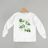 St. Patrick's Construction Vehicles + Clovers (Kids)