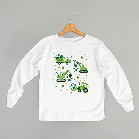 St. Patrick's Construction Vehicles + Clovers (Kids)