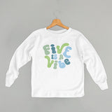 Five Is A Vibe (Blue + Green) (Kids)