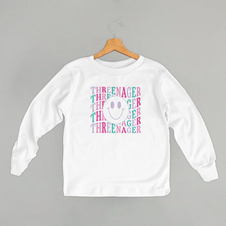 Threenager (Pink + Purple) (Kids)