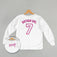 Birthday Girl Varsity #7 (Kids Back Print)