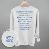 Happy Summer Things (Back Print)