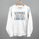 Support Your Local Library Serif