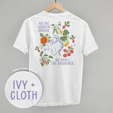 As The Garden Grows, So Shall The Gardener (Back Print)