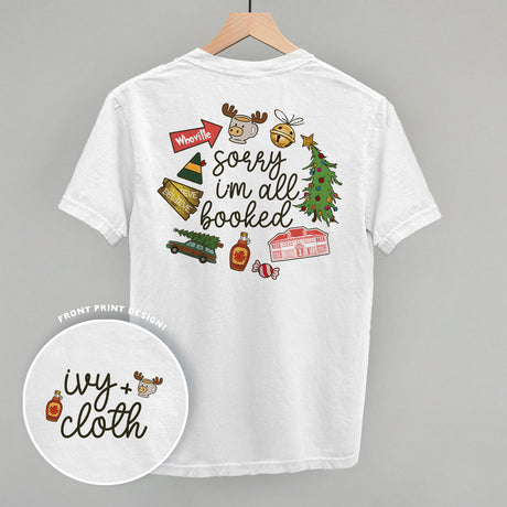Sorry I'm All Booked Christmas Movies (Back Print)