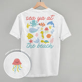 Sea Ya At The Beach (Back Print)