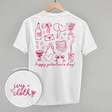 Galentine's Pink Doodles (Back Print)