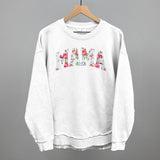Mama (Block Letter Floral)