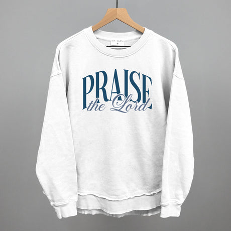 Praise The Lord Blue Script