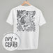 Floral Game Day White/Grey (Back Print)
