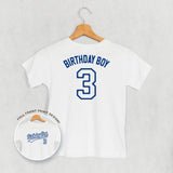 Birthday Boy Varsity #3 (Kids Back Print)