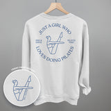 Just A Girl Who Loves Doing Pilates (Back Print)