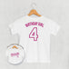 Birthday Girl Varsity #4 (Kids Back Print)