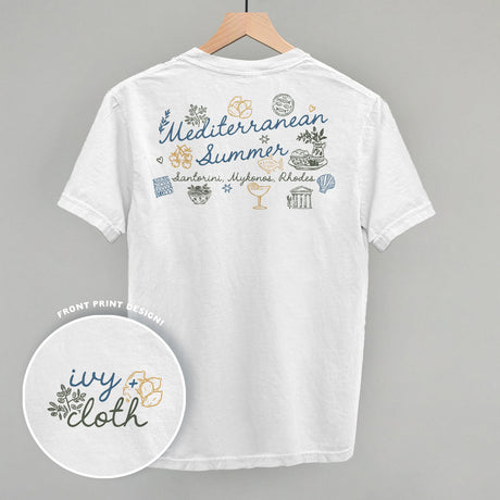 Mediterranean Summer Doodles (Back Print)