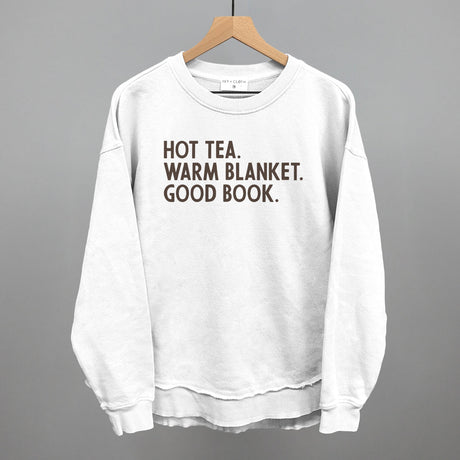 Hot Tea Warm Blanket Good Book
