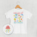Sea Ya At The Beach Doodles (Kids Back Print)