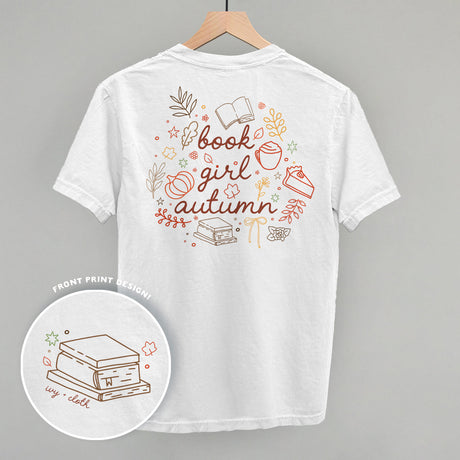 Book Girl Autumn (Back Print)