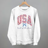 USA Floral Arch + Bow