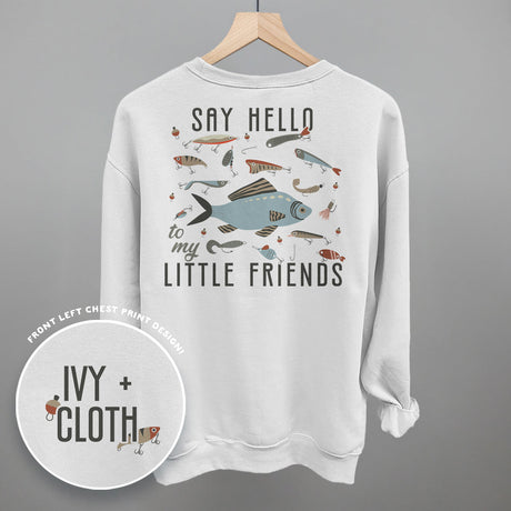 Say Hello To My Little Friends Fish (Back Print)