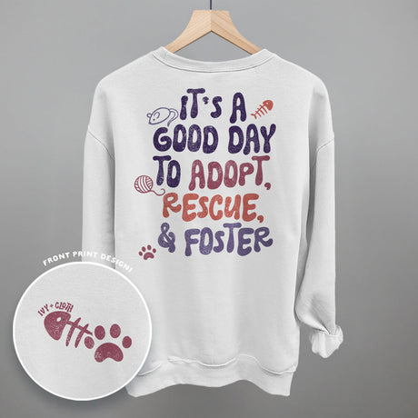 Adopt, Rescue, & Foster Cat (Back Print)