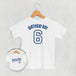 Birthday Boy Varsity #6 (Kids Back Print)