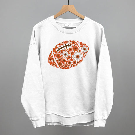 Floral Football Orange