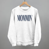 Mommin' Blue Text