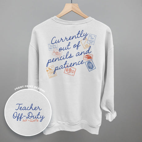 Teacher Off Duty Stamps (Back Print)