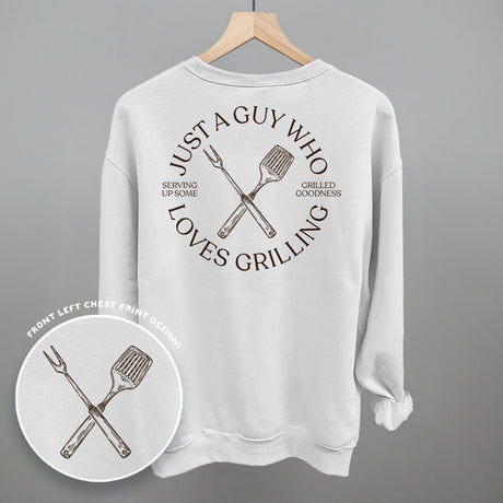 Just A Guy Who Loves Grilling (Back Print)