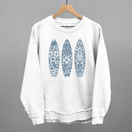 Blue Floral Surfboards