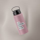 Life Happens Yoga Helps Decal