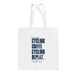 Saturday Cycling and Coffee Tote Bag