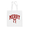 Merry Arch + Bow Tote Bag