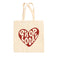 Shop Local Red Heart Tote Bag