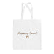Shopping Local Script + Bow Tote Bag