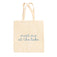 Meet Me At The Lake Blue Script (Tote Bag)