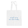 Meet Me At The Lake Blue Script (Tote Bag)