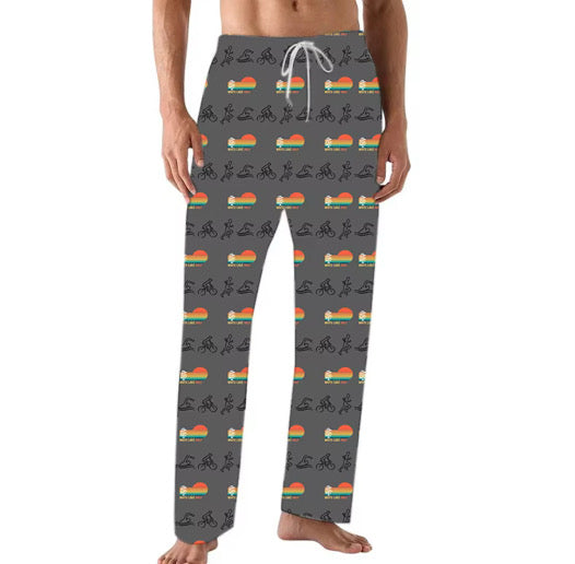 White Lake Half Swim Bike Run Pajama Pants