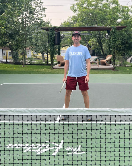 Pickleback Men's Performance T-shirt - Light Blue