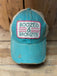 Boozed & Bronzed Distressed Mesh Snapback Baseball Cap