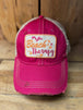 Beach Therapy Distressed Mesh Snapback Baseball Cap