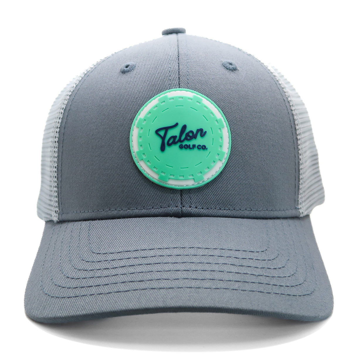 Mint Poker Chip Trucker Hat